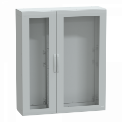 PanelSeT - Armoire polyester 1500x1250x420 - IP65 - vitrée Ral 7035