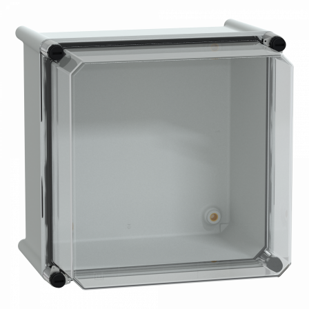 PanelSeT PLS - Boite avec Couvercle transparent 27x27x23 Ral 7035