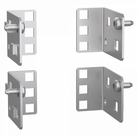 PanelSeT Accessoires - 4 supports fixation 1U/3U L 600mm