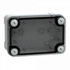 PanelSeT - boîte industrielle - transparente - 138x93x72mm - PC