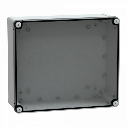 PanelSeT - boîte industrielle - transparente - 341x291x128mm - PC