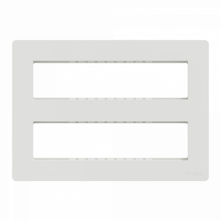 Unica - boîte de concentration saillie complète - 2 rang de 8 mod - blanc antib