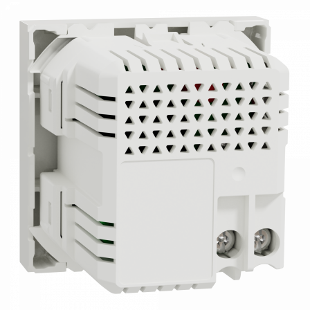 Unica - chargeur USB double - 5Vcc - 2,4A type A+C - 2 modul - blanc - méca seul