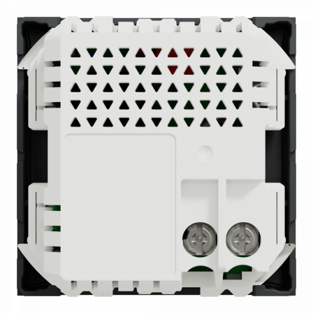 Unica - chargeur USB double - 5Vcc - 2,4A type A+C - 2 modul - anthr - méca seul