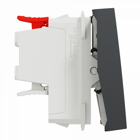 Unica - permutateur - 10A - 250Vca - 2 modules - Anthracite - mécanisme seul