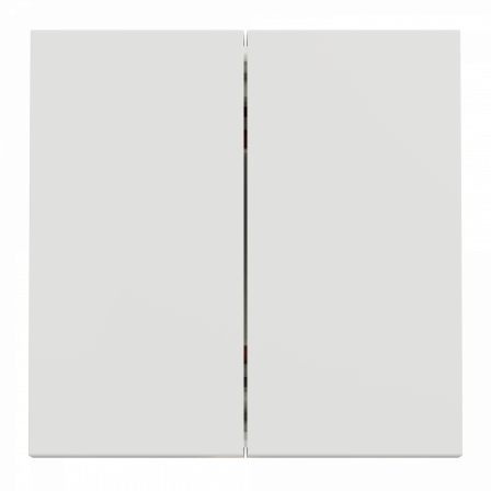 Unica - double va-et-vient - 10A - connexion rapide - 2 mod - Blanc - méca seul