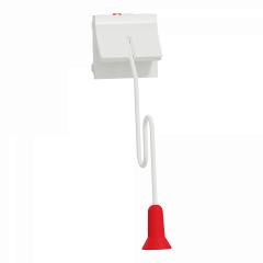 Unica - interrupteur à corde NO/NF - 10A - 2 modules - Blanc antibac - méca seul