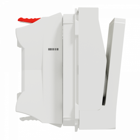 Unica - commande à carte NO/NF - 10A - 2 modules - Blanc - mécanisme seul