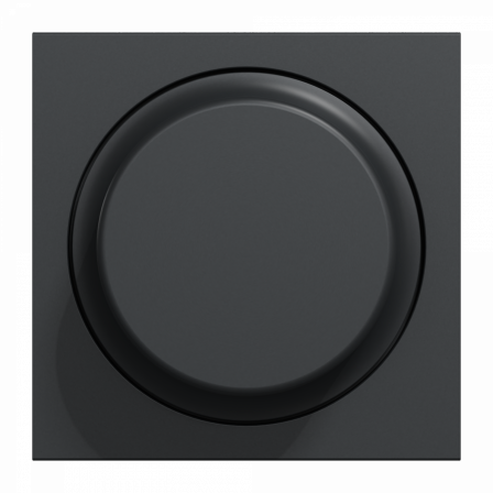 Wiser Unica - variateur rotatif - 2 fils - zigbee - anthracite - méca seul