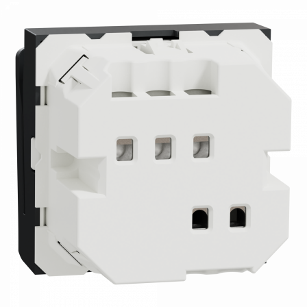 Unica - commande à carte électronique - 2 modules - Anthracite - mécanisme seul