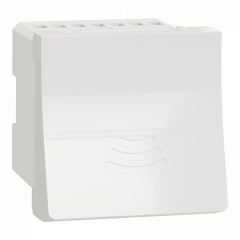 Unica - sonnette électronique - 70dB/1m - 5 mélodies - 2 mod - Blanc - méca seul