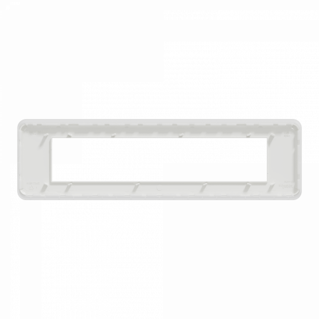 Unica Pro - plaque de finition - Blanc - 10 modules