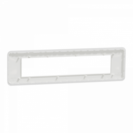 Unica Pro - plaque de finition - Blanc - 10 modules