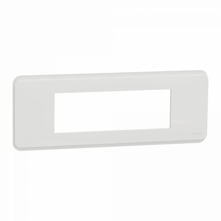 Unica Pro - plaque de finition - Blanc antibactérien - 6 modules