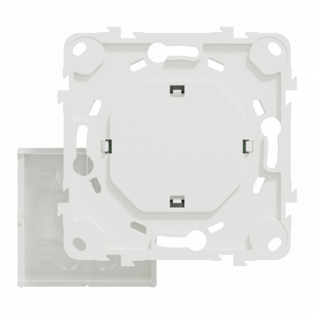 Wiser Unica - interrupteur centralisé sans fil 2 ou 4 BP - Blanc antibactérien