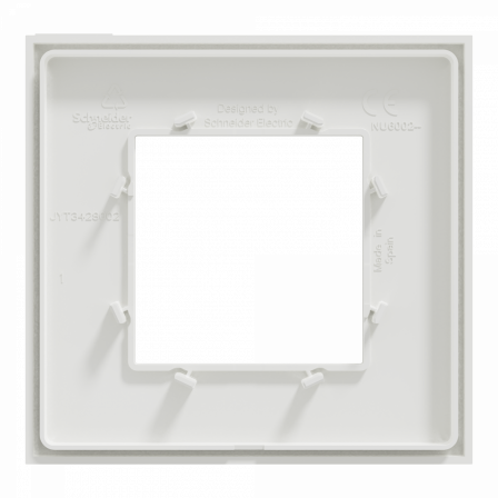 Unica Déco Essentielle - Plaque de finition - Blanc  - 1 poste