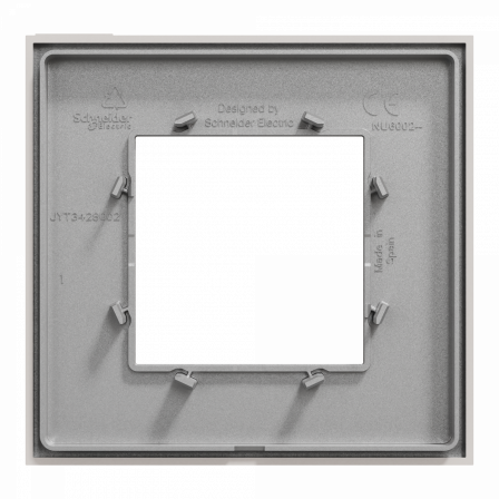 Unica Déco Essentielle - Plaque de finition - Gris pierre  - 1 poste