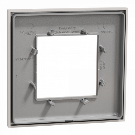 Unica Déco Essentielle - Plaque de finition - Gris pierre  - 1 poste