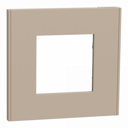 Unica Déco Essentielle - Plaque de finition - Taupe - 1 poste