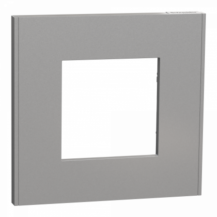 Unica Déco Essentielle - Plaque de finition - Aluminium - 1 poste