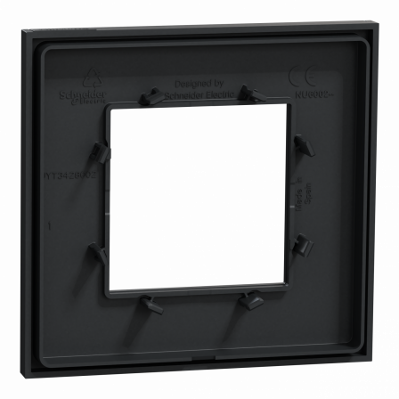 Unica Déco Essentielle - Plaque de finition - Anthracite  - 1 poste