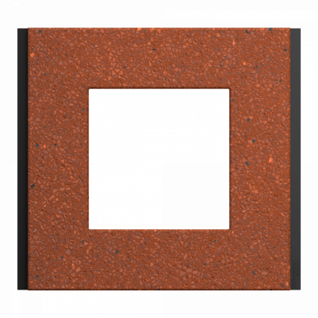 Unica Déco Signature - Plaque de finition - Terracotta - 1P