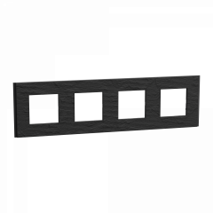 Unica Déco Signature - Plaque de finition - Ardoise - 4P horiz vert