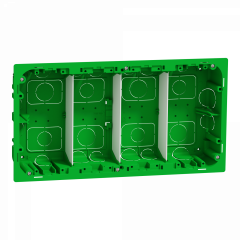 Unica - boîte de concentration encastrée - 4 col de 4 mod - à compléter