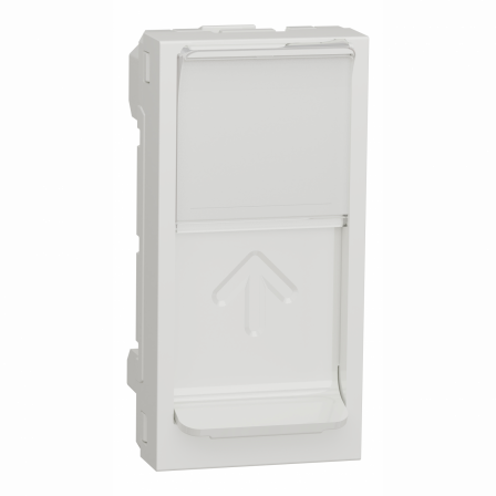 Unica - prise pour 1 RJ45 S-One - 1 mod - Blanc - méca seul