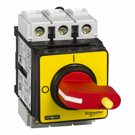 TeSys VVE - inter.-sectionneur - 3P - 690V 63A - poignée rouge cadenassable