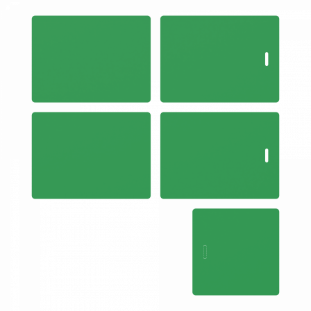 Exiway - étiquettes repositionnables de rechange DBR - Light link