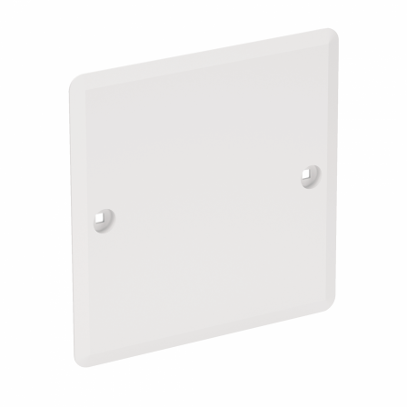 Multifix - couvercle pour boîte d’encastrement - 100x100x4mm - carré - blanc