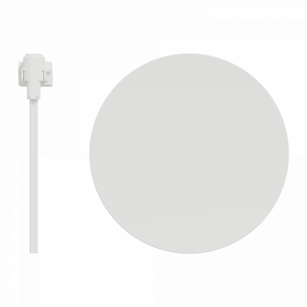 Odace - enjoliveur - blanc - livré avec 1 LED bleu 0 -15mA connexion par câble