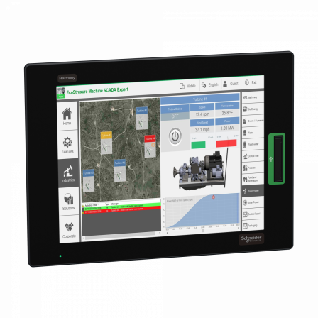 Harmony FP6 - Moniteur Ecran plat, 15.0 XGA, Analog-Multi, DVI, 24VDC