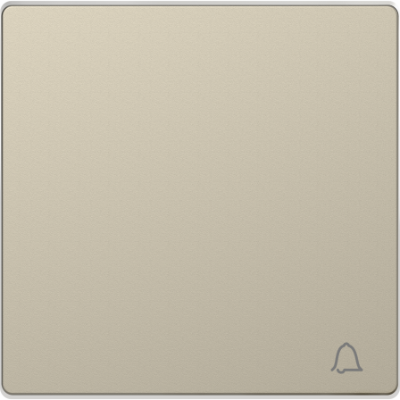 D-Life - enjoliveur pour commande simple avec picto carillon - blanc sable