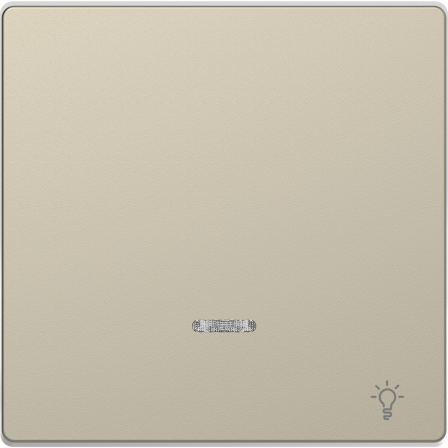 D-Life - enjoliveur pour commande simple voyant et picto lampe - blanc sable