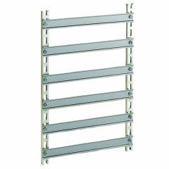 PanelSeT - châssis DIN symétrique - H1000xL800mm - 6 rails profilés