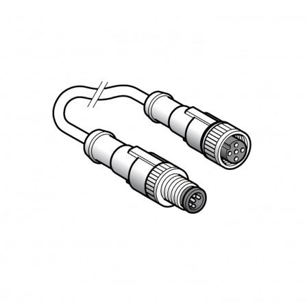 RALLONGE IP 67 M12 5 M