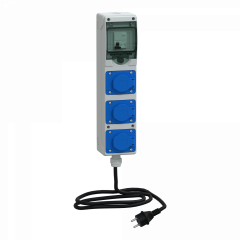 Mureva coffret de chantier 3 prises 16A NF avec cordon