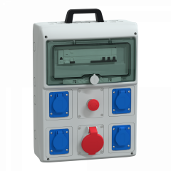 Mureva coffret de chantier 4 prises 16A NF + 1 prise 3P+N+T 16A