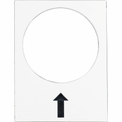 Harmony - étiquette - 30x40mm - blanc - droite PV