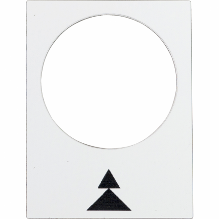 Harmony - étiquette - 30x40mm - blanc - droite PV-GV