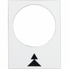 Harmony - étiquette - 30x40mm - blanc - droite PV-GV
