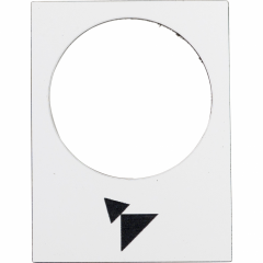 Harmony - étiquette - 30x40mm - blanc - avant PV-GV