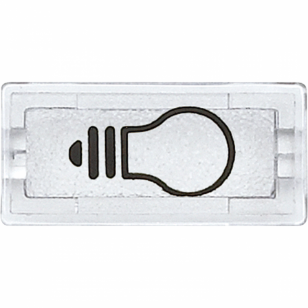 D-Life - symbole de rechange hublot d'enjoliveur - transparent picto ampoule