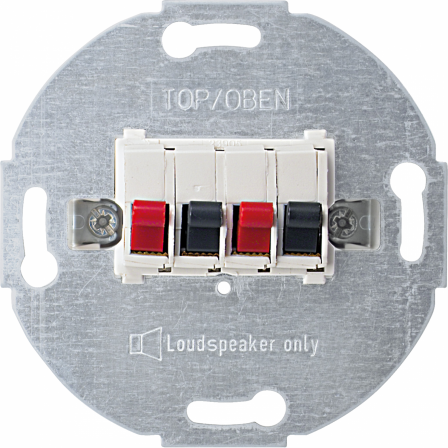 D-Life - prise haut-parleur double - blanc