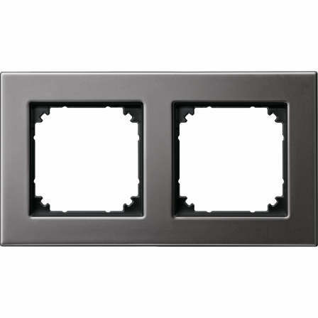 System M - M Elegance - Plaque de finition - 2 postes - graphite
