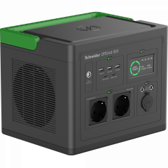 Schneider OffGrid 500, Station Electrique Portable, 230V, 517Wh Lithium-ion, LCD