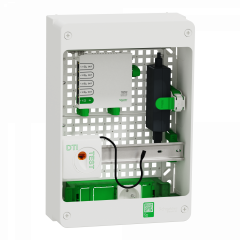 Resi9 Coffret VDI 13M2R - Switch  5ports PoE - 2 prises - grade 3TV 6xRJ45 cat6a