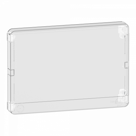 Resi9 - Porte styl transp coffret 18M - 1R - panneau de ctrl - bloc de cmd